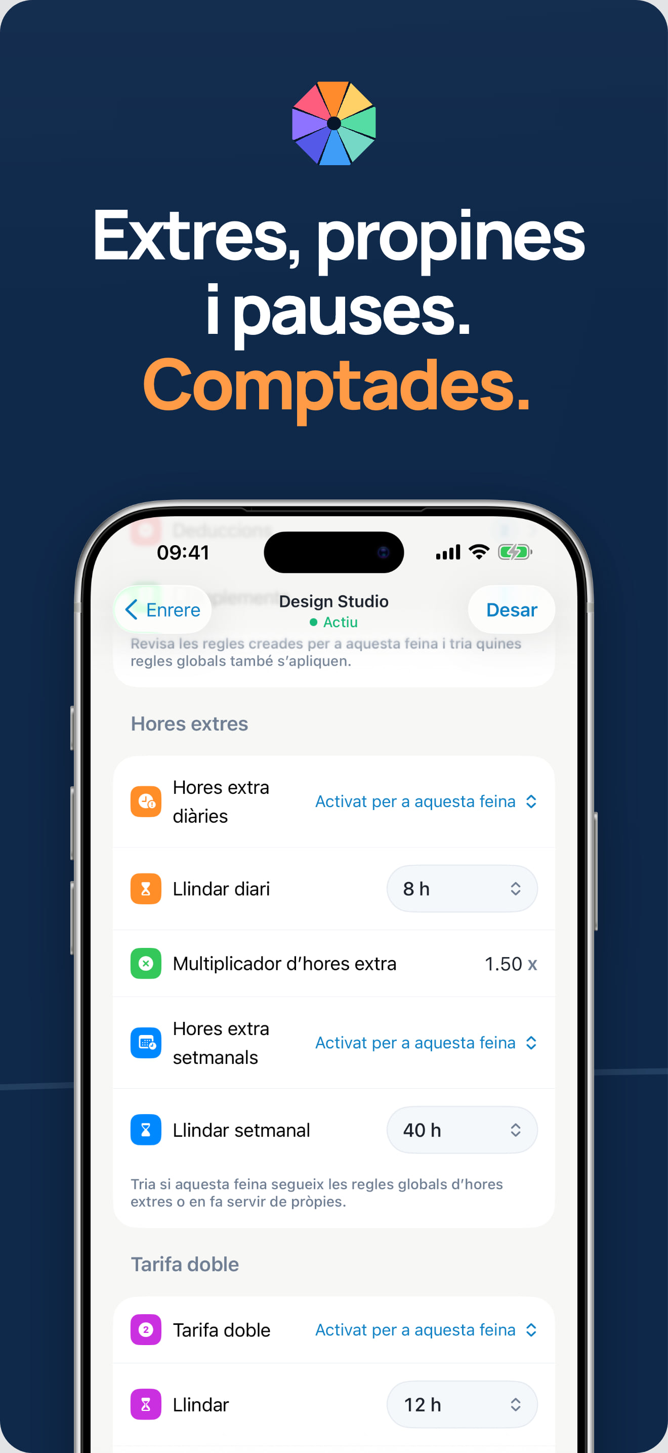 Control d’hores extres i tarifa doble