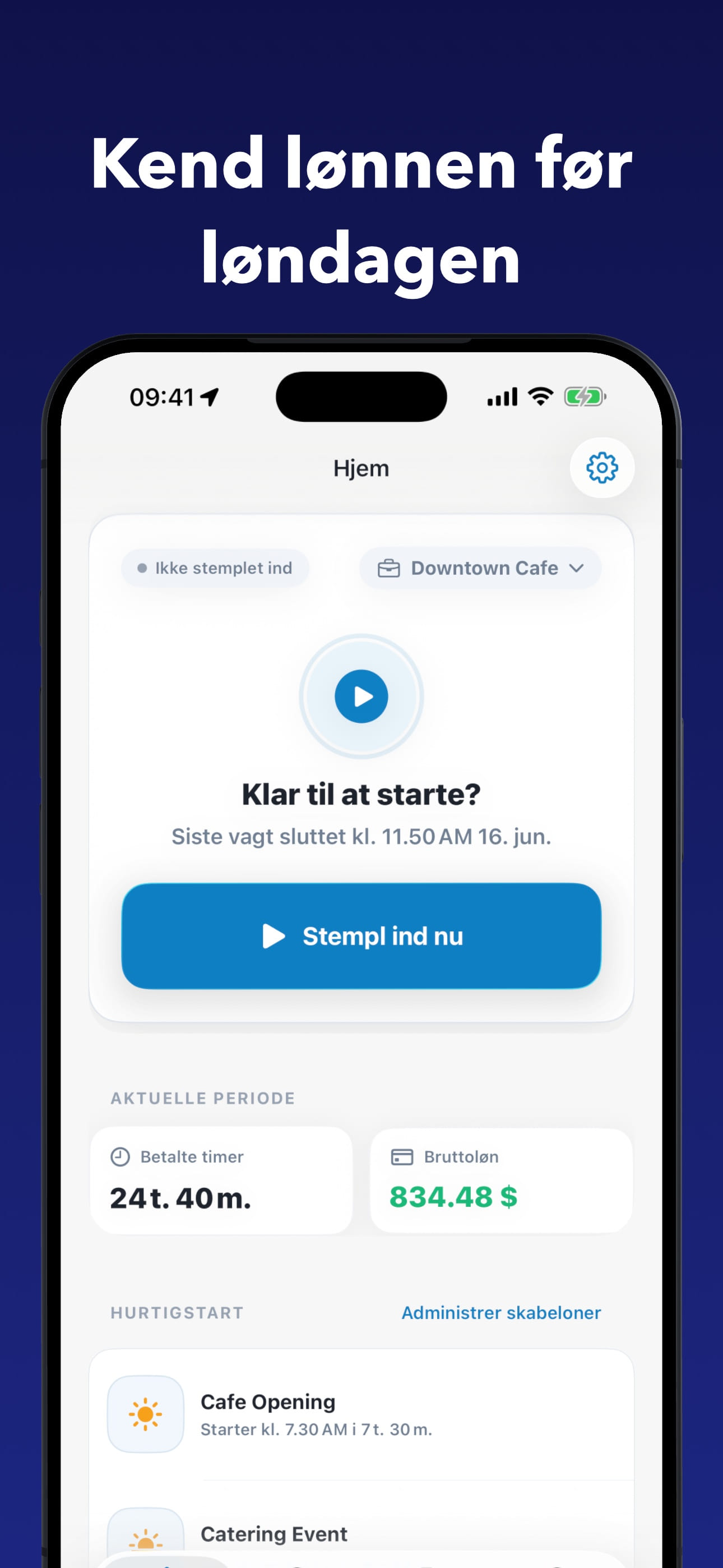 Timeregistrering - HoursKit