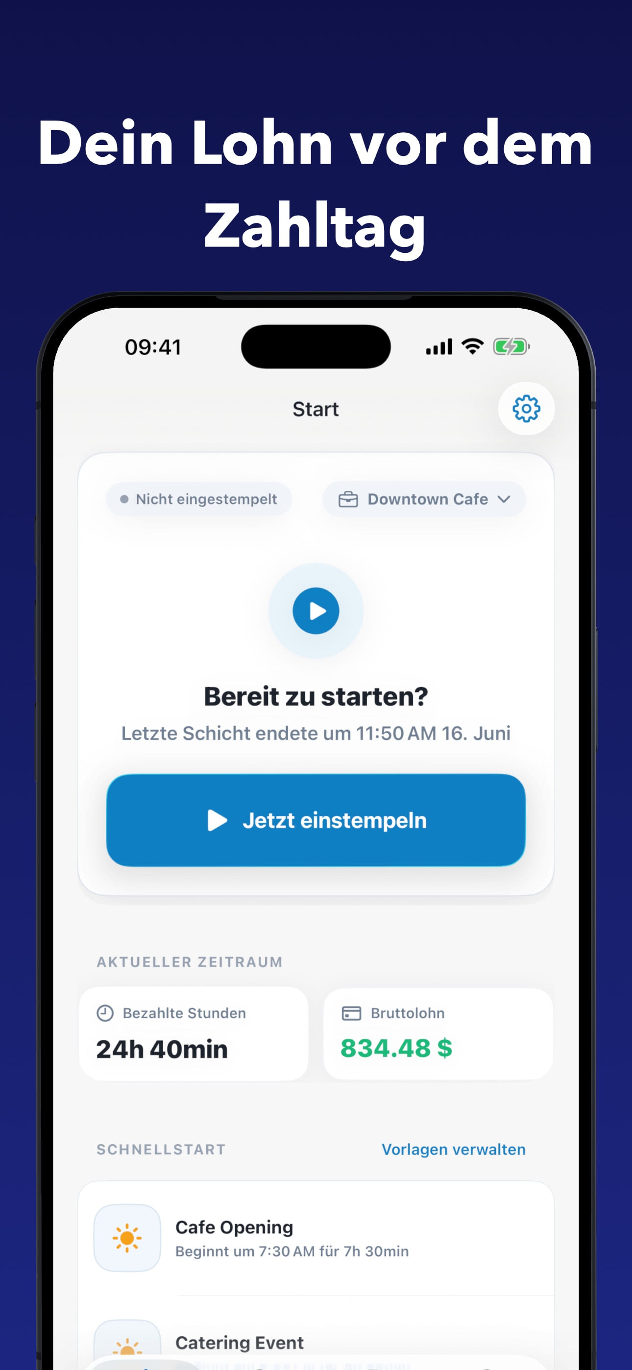 Arbeitszeit - HoursKit