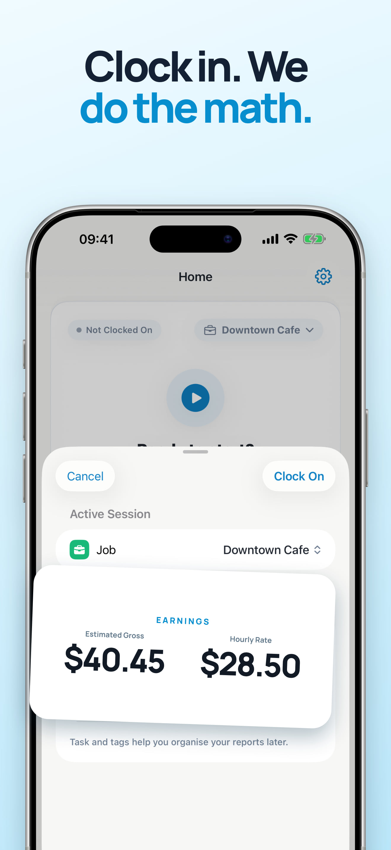 Active Shift Tracker with Pause and Resume