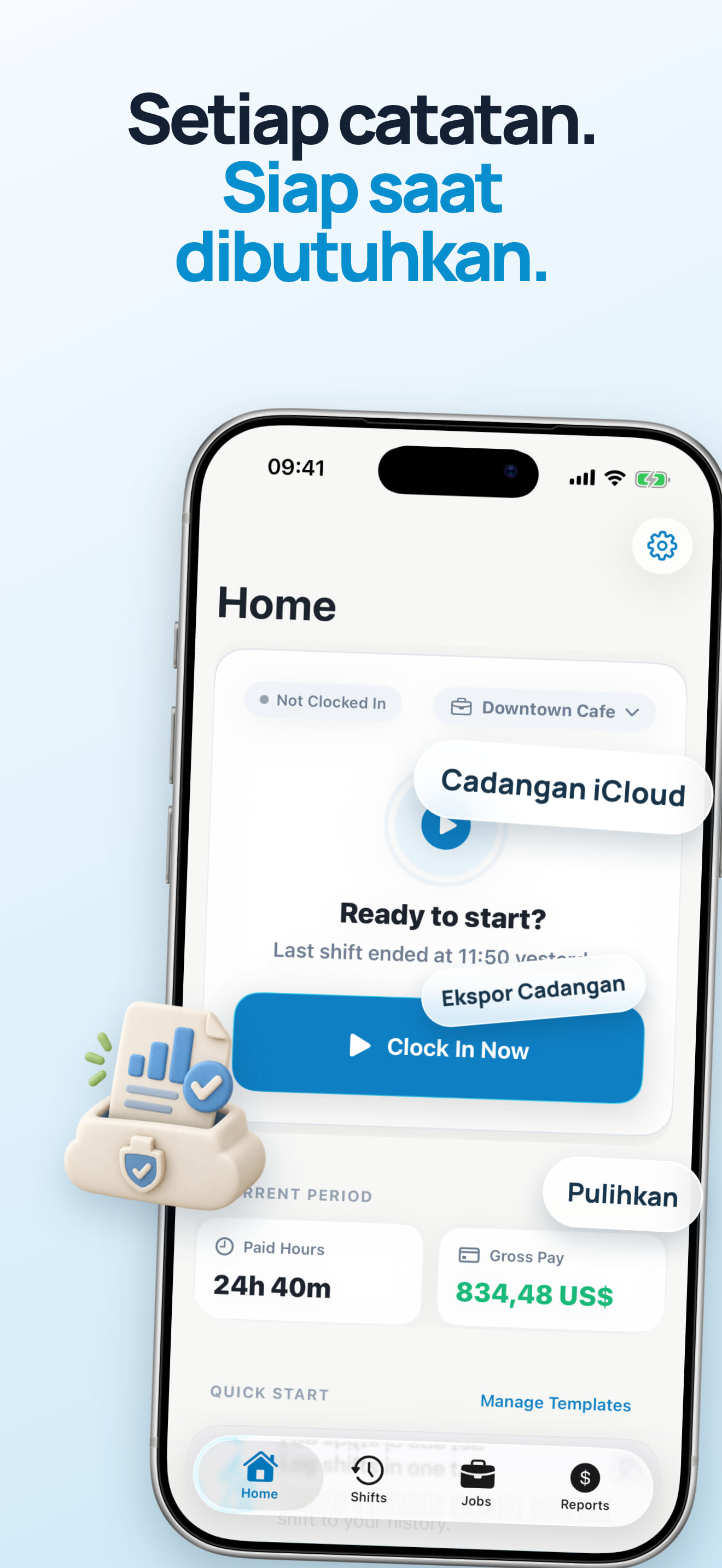 Pelacakan Waktu iCloud untuk iPhone dan iPad